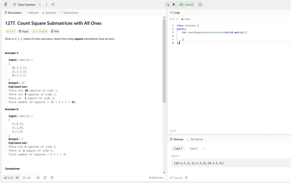 LeetCode screenshot
